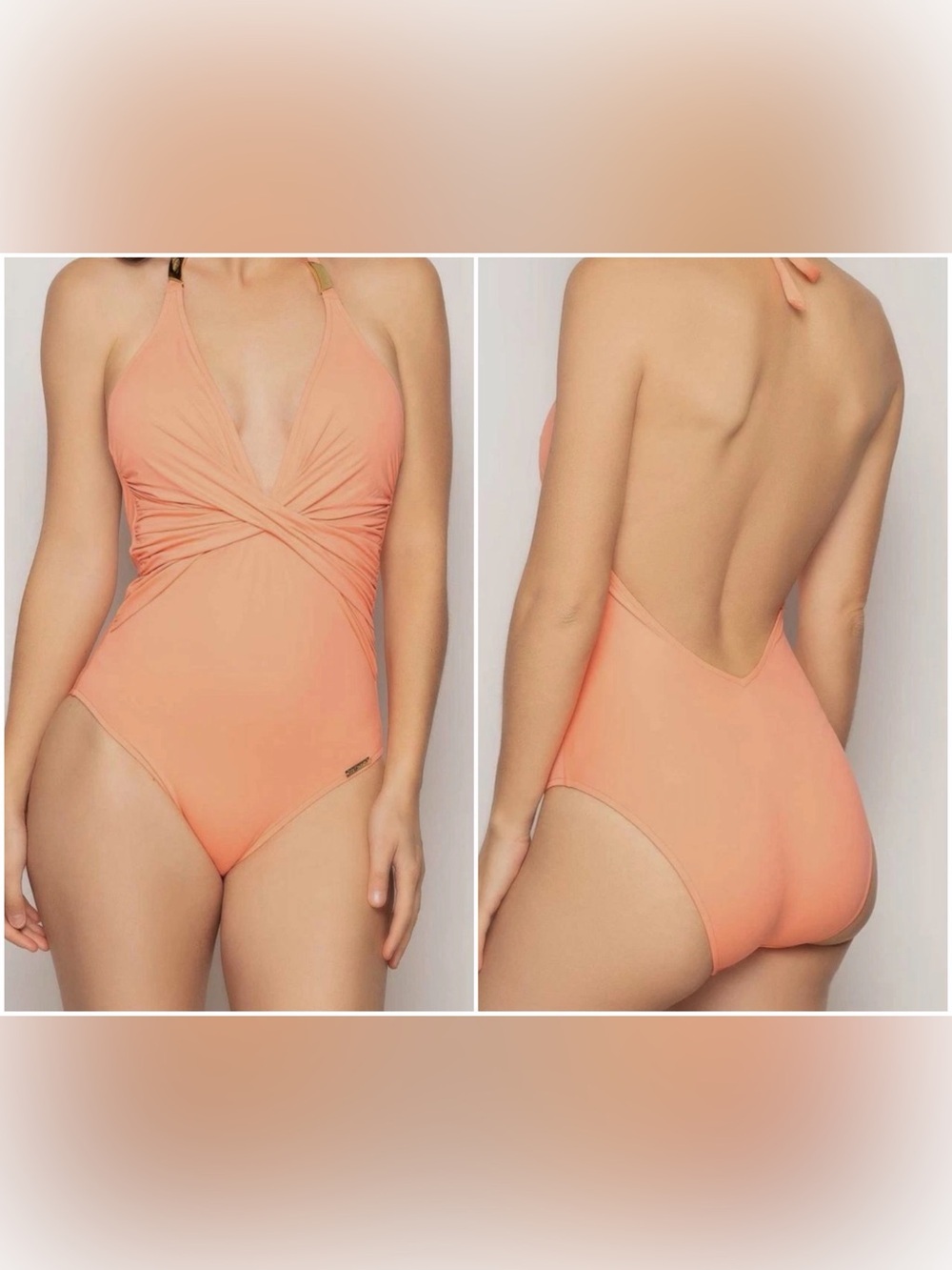 Lise Charmel Women Pink Déesse Lagon Seduction One-Piece Swimsuit Size M NWOT. - Picture 2 of 16